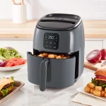 Dash Tasti-Crisp™ Digital Air Fryer with Temperature Control, Non-Stick Fry Basket, Recipe Guide + Auto Shut off Feature, 1000-Watt, 2.6Qt, Black