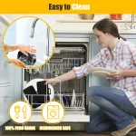 MMH 2Pcs Air Fryer Silicone Liners- Air Fryer Silicone Pot, Reusable Silicone Airfryer Liner Replacement Baking Tray Basket Insert, Non-stick, Easy Cleaning, Food Safe, Black