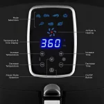 Emerald Air Fryer 1800 Watts with Digital LED Touch Display & Slide out Pan, Detachable Basket 5.5QT Capacity (1804)