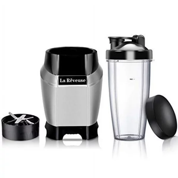 La Reveuse Personal Blender Making Shakes and Smoothies 1000 Watt-with 24 oz Free Portable Travel Bottle