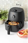Mainstays 2.2 Quart Compact Air Fryer, Non-Stick, Dishwasher Safe Basket, 1150W, Black