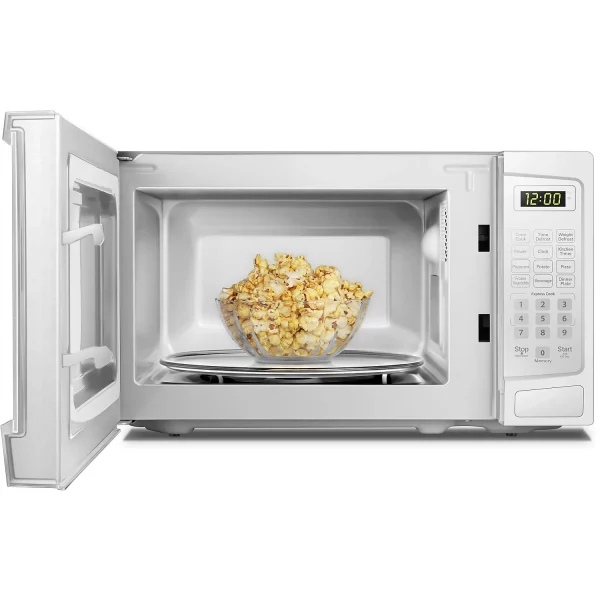 Danby 700W 0.7 Cubic Feet Convenient User-Friendly Countertop Microwave, White