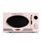 Nostalgia Retro 0.9 cu. ft. 800-Watt Countertop Microwave, Pink, New