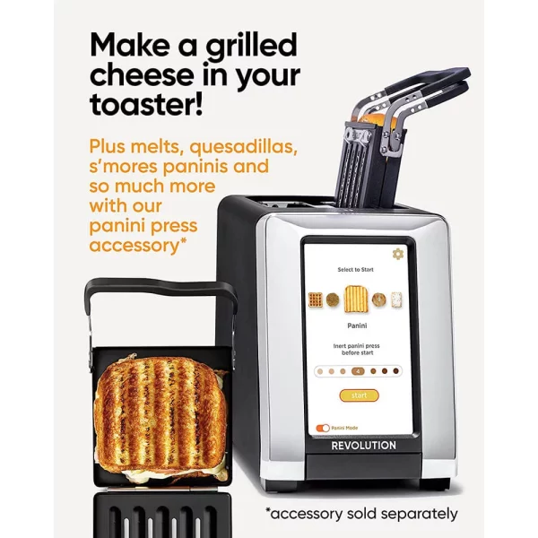 Revolution Cooking R180B InstaGLO Matte Black Smart Toaster