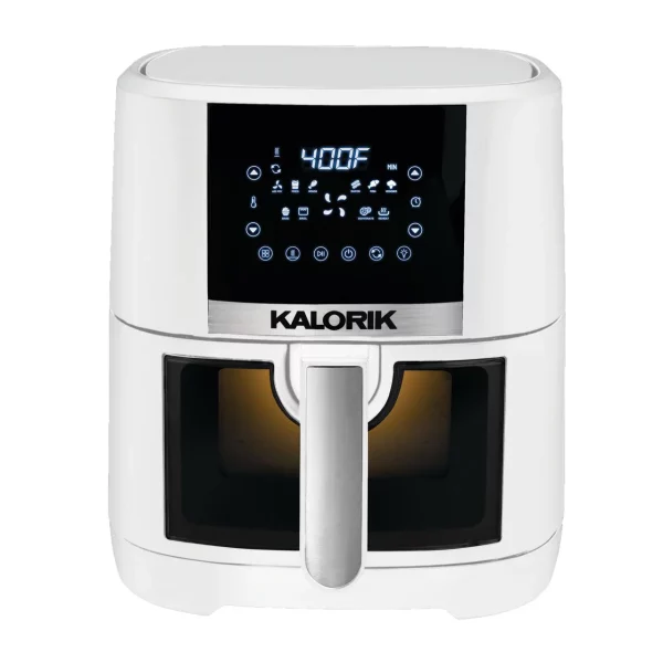 Kalorik® 5 Quart Air Fryer with Ceramic Coating and Window, New, 13.5 in