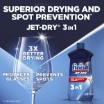 Finish Jet-Dry Rinse Aid, 32oz, Dishwasher Rinse Agent and Drying Agent