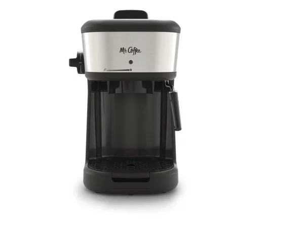 Mr. Coffee® 4-Shot Steam Espresso, Cappuccino, and Latte Maker in Black