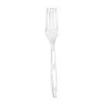 Great Value Everyday Disposable Plastic Forks, Clear, 100 Count