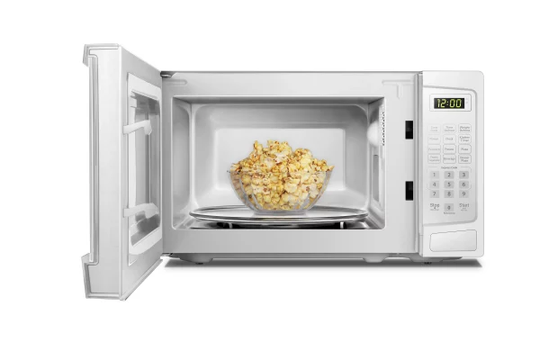 Danby 1000W 1.1 Cubic Feet Convenient User-Friendly Countertop Microwave, White