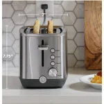 GE - 2-Slice Toaster - Stainless Steel