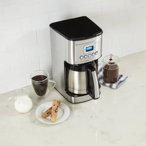 Cuisinart 12 Cup Programmable Thermal Coffeemaker, Silver, DCC-3400P1