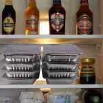 Displastible Disposable Aluminum Pans with Lids Freezer and Oven-Safe 2.25 Pans 10 Pack