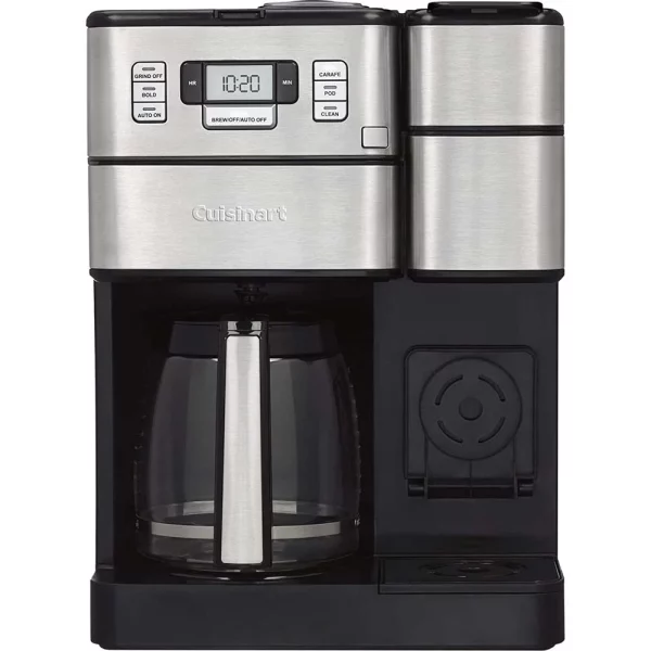 Cuisinart SS-GB1 Coffee Center Grind & Brew Plus Bundle with Victor Allen Colombian Single Serve Brew Cups of Coffee Includes 3 K-Cups