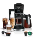 Ninja® CFP300 DualBrew Specialty Coffee System, Single-Serve, K-Cup Pod Compatible, 12-Cup Drip Coffee Maker, Glass Carafe
