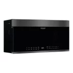 Frigidaire FGBM19WNVD 30 Gallery Series Black Stainless Steel Over-the-Range Microwave with 1.9 cu. ft. Capacity 300 CFM Sensor Cooking and LED Interior Lighting