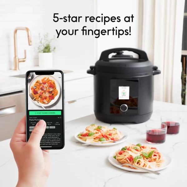 CHEF iQ 6 Qt Multi-Functional WIFI Smart Pressure Cooker, Multi-Function, Black