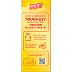 Glad ForceFlex MaxStrength with Clorox 13 Gallon Kitchen Trash Bags, Lemon Fresh Bleach, 20 Bags