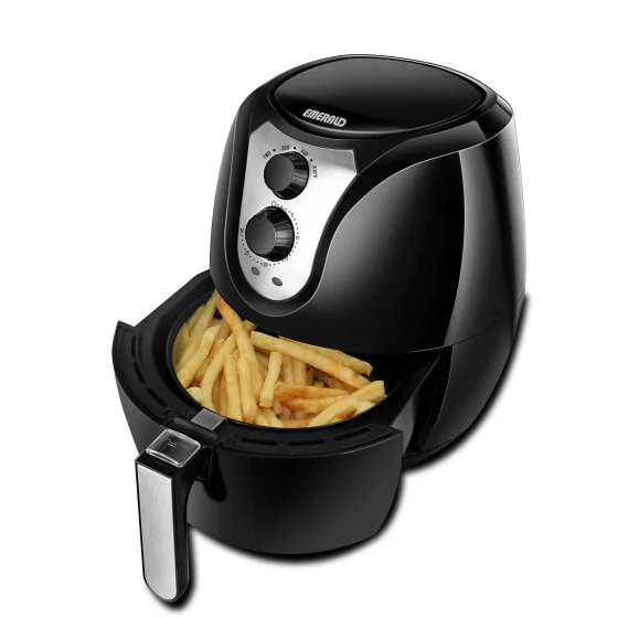 Emerald Air Fryer 1400 Watts with Removable Basket & Pan 4.2QT Capacity (1801)