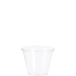 Solo Disposable Plastic Cups, Clear, 9oz, 50 Count