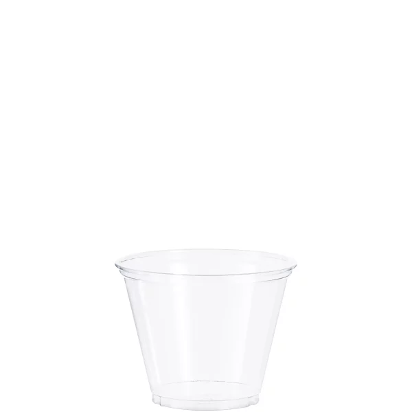 Solo Disposable Plastic Cups, Clear, 9oz, 50 Count