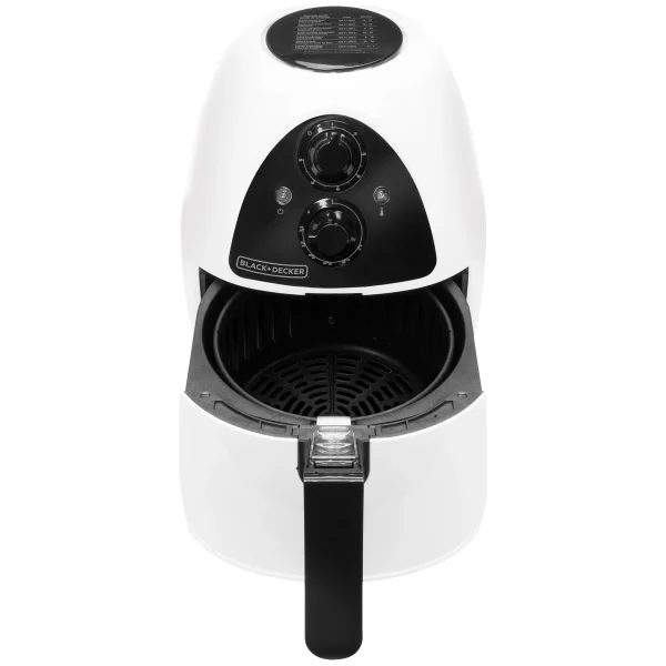 BLACK+DECKER Purifry 2-Liter Air Fryer, White, HF100WD
