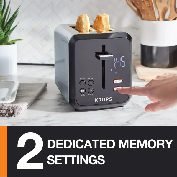 Krups 2-Slice My Memory Digital Toaster | Stainless Steel