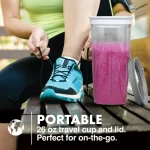 Bionic Blade Blender Portable Blender Powerful Cordless Blender with Travel Bottle New 6 Pieces