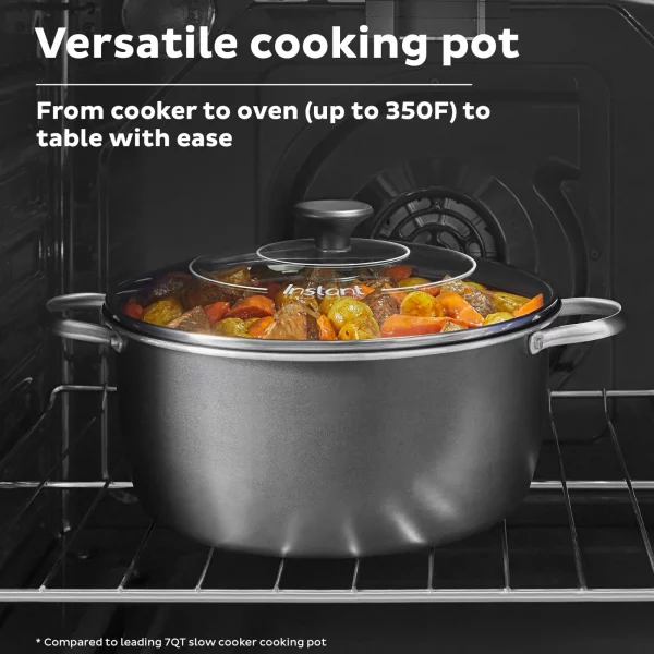 Instant Superior Cooker Chef Series 7.5 Qt Slow Cooker and Multicooker, from Makers of Instant Pot