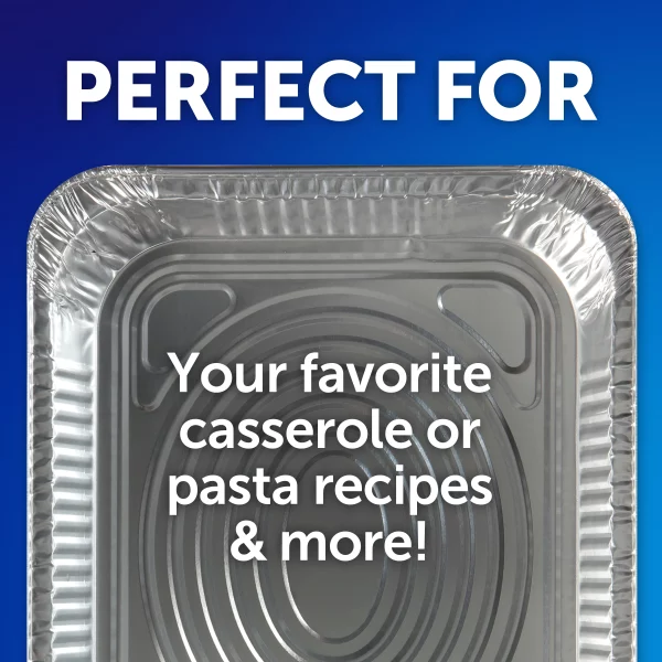 EZ Foil Casserole Pan, 12 x 9 inch, 2 Count