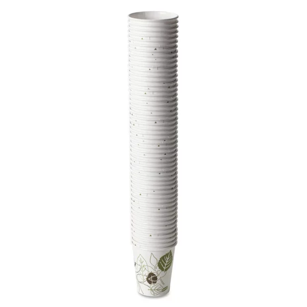 Dixie Pathways Paper Hot Cups 10 oz. 50/Pack 2340PATHPK