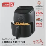 StoreBound DCAF120GBGY02 Dash Tasti-Crisp Express Air Fryer, 2.6 Quart in Grey