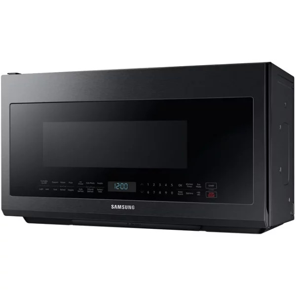 Samsung 2.1 Cu. Ft. Over The Range Microwave with Sensor Cooking in Black Stainless Steel