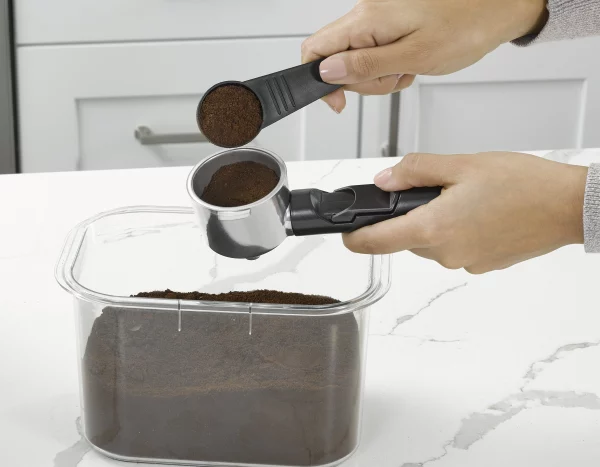 Mr. Coffee® 4-Shot Steam Espresso, Cappuccino, and Latte Maker in Black
