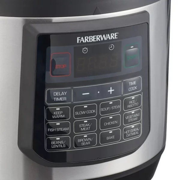 Farberware 8-Quart 7-in-1 Programmable Pressure Cooker