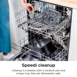 Ninja Speedi Rapid Cooker & Air Fryer, SF300, 6-Qt. Capacity, 10-in-1 Functionality, Meal Maker, Sea Salt Gray