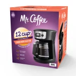 Mr. Coffee® 12-Cup Programmable Coffee Maker with Strong Brew Selector, Stainless Steel
