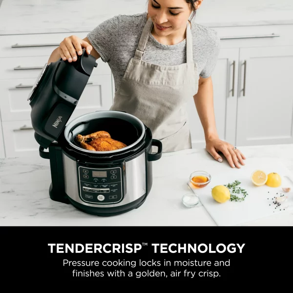 Ninja Foodi 10-in-1 8-Quart XL Pressure Cooker Air Fryer Multicooker, Stainless, OS400