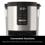 Ninja DCM200 Programmable XL 14-Cup Coffee Maker, 14-Cup Glass Carafe, Permanent Filter, Stainless Steel