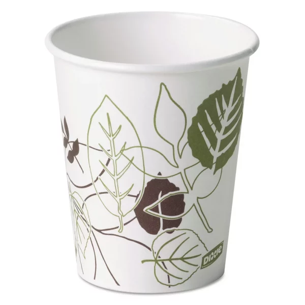 Dixie Pathways Paper Hot Cups 10 oz. 50/Pack 2340PATHPK