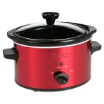 NESCO SC-150R Slow Cooker, 1.5 Quarts, Metallic Red