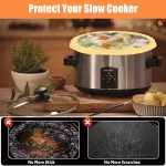 Kyoffiie Slow Cooker Liners fit 6-8 Quart Oval Slow Cooker Leakproof Dishwasher Safe Cooking Liner for Kitchen Supplies