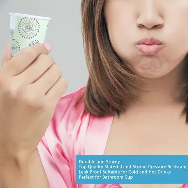 Lamosi Paper Cups Disposable Mouthwash Cups Small Cups 3 oz 300 Count