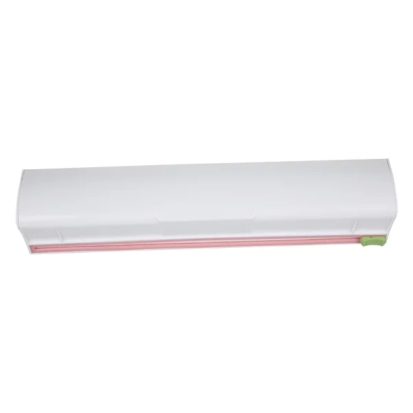 Wrap Cutter,Miuline Foil Dispenser Food Wrap Dispenser Plastic Wrap Cutter Foil and Cling Film Cutte Storage Kitchen,Household Reusable Food Plastic Wrap Dispenser with Cutter