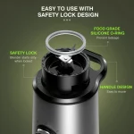 HadinEEon 300-Watt Electric Blender, 3-Speed Portable Blender for Shakes and Smoothies, with 20oz & 10oz Cups