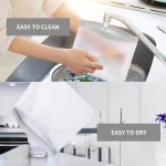 Reusable Silicone Bags - Ziplock Reusable Food Storage Bags - 10 Pack Reusable Sandwich Snack Bags - Silicon Reusable Silicone Bags for Vegetable Meat Cheese Food Storage Zip Lock Bags