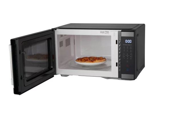 Hamilton Beach 1.1 cu. ft. Countertop Microwave Oven, 1000 Watts, Black Stainless Steel