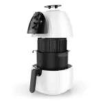 BLACK+DECKER Purifry 2-Liter Air Fryer, White, HF100WD