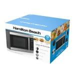 Hamilton Beach 1.6 Cu ft Sensor Cook Countertop Microwave Oven in Stainless Steel, New