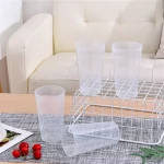 Casewin Plastic Glasses 530ml Stackable Set of 12, Dishwasher Safe Tumblers Cups Plastic Drinking Glasses, Water Juice Cocktail Glasses Camping Portable Cups Picnics BBQ’s Parties (Clear-12 Pack)