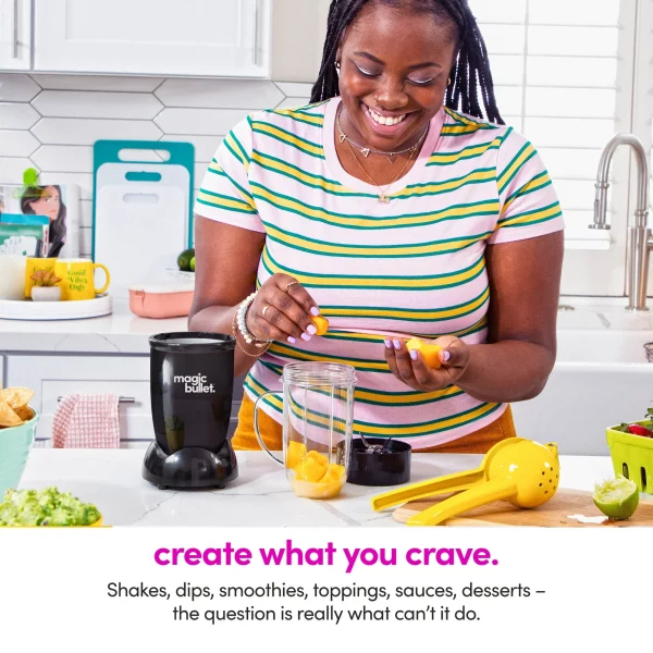 Magic Bullet 4 Piece Personal Blender MBR-0401WM – Black